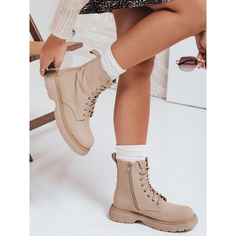 Dámské khaki boty MOONSTONE FashionStreet ZY0369