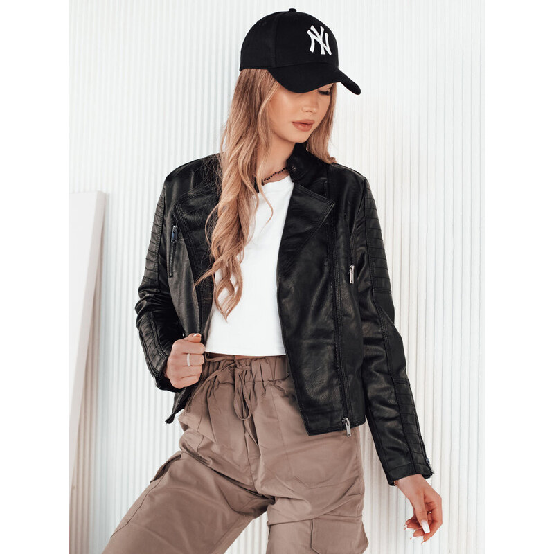 Dámská kožená bunda BAILO black FashionStreet TY4196