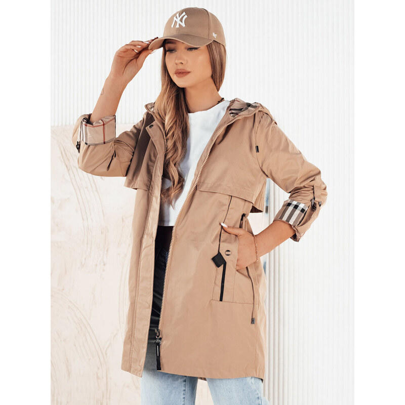 Dámská přechodná bunda VERDU béžová FashionStreet TY4224
