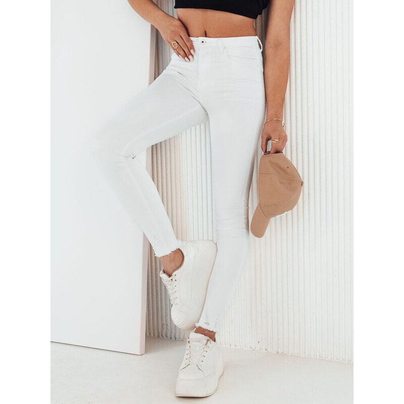 Dámské džínové kalhoty MOLANO white FashionStreet UY1977