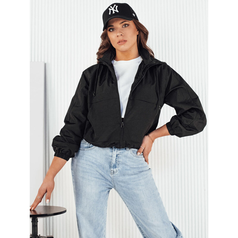 Dámská přechodná bunda s kapucí GRAUS černá FashionStreet TY4222