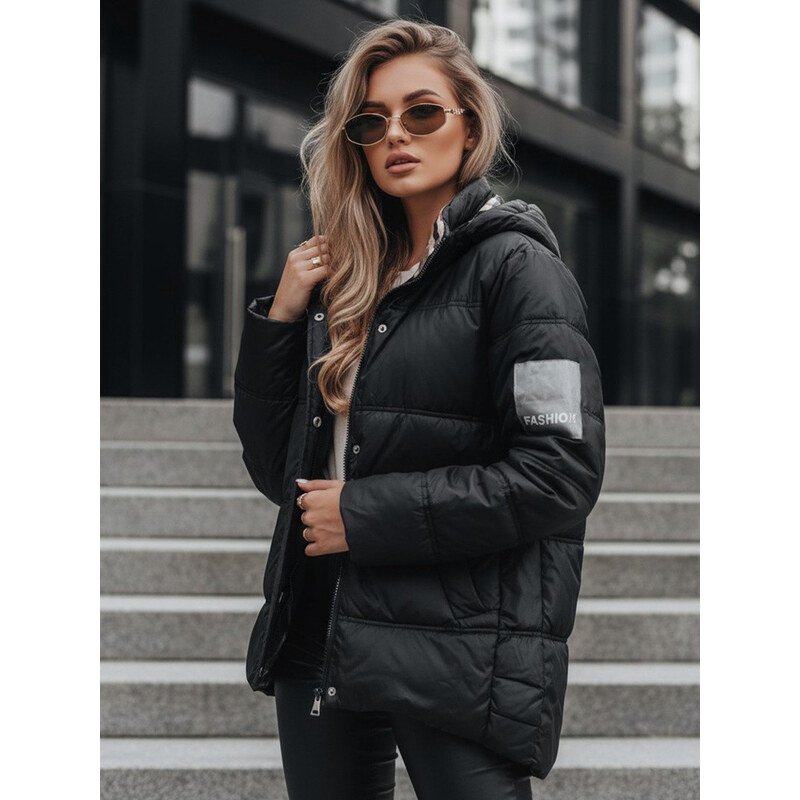 HIMES dámská prošívaná bunda černá FashionStreet TY4245 113427063