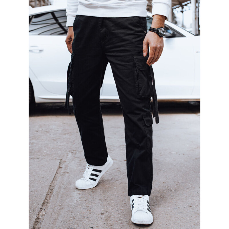 Pánské bojové kalhoty cargo černé FashionStreet UX4325