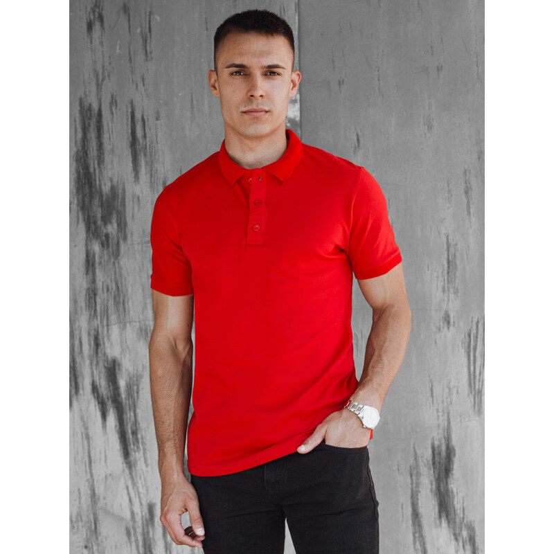 FashionStreet pánská červená polokošile PX0598