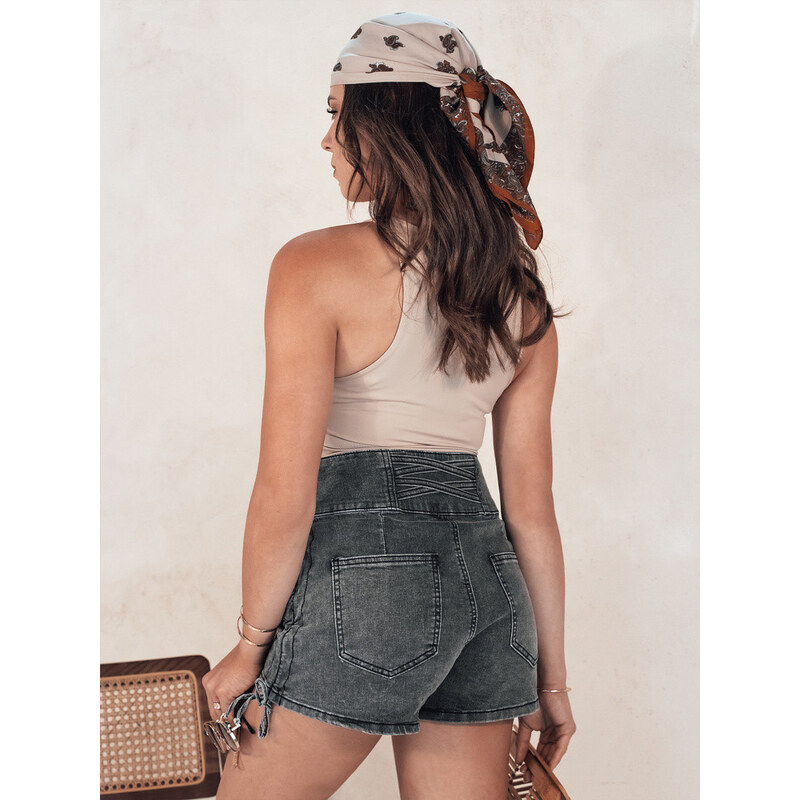 Dámské džínové šortky black Dstreet model 21977869 -
