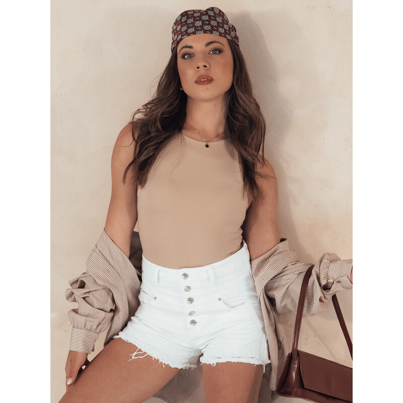 Dámské šortky CANNES white FashionStreet SY0387 113427207