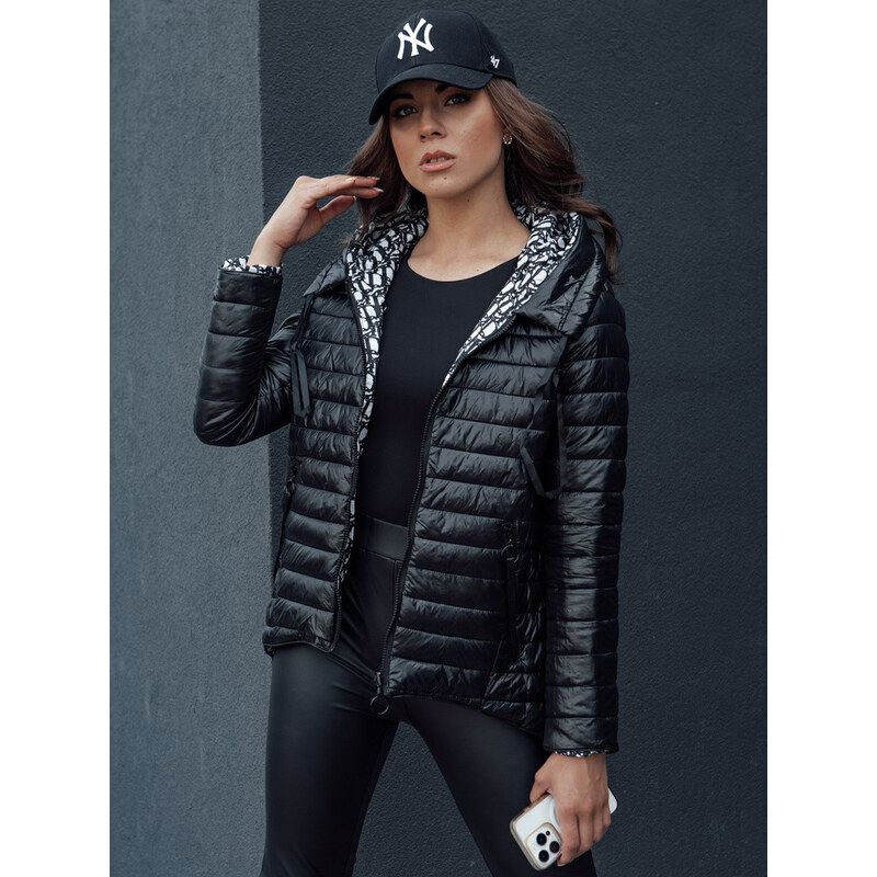 Dámská oboustranná přechodná bunda JIMA černá FashionStreet TY4506 113427262