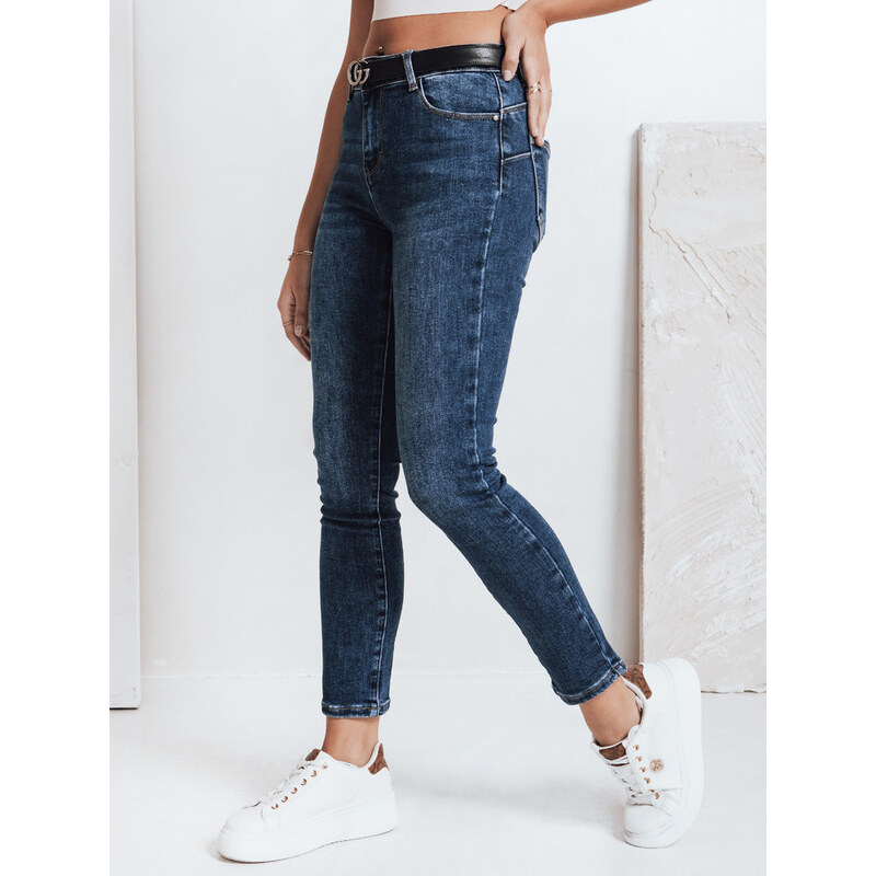 Dámské džínové kalhoty BEVINO tmavě modré FashionStreet UY2200