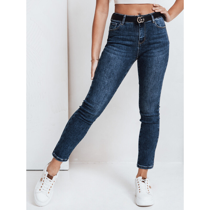 Dámské džínové kalhoty tmavě modré Dstreet model 21981145 -