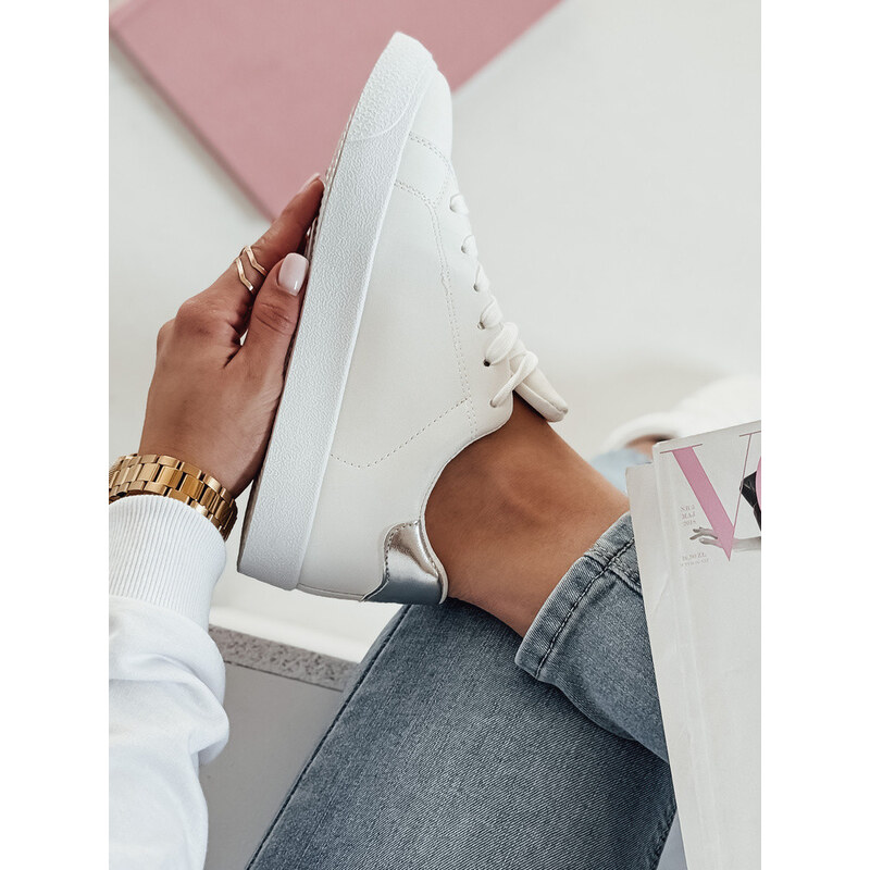Dámské stříbrné tenisky SHINMOVE FashionStreet ZY0527