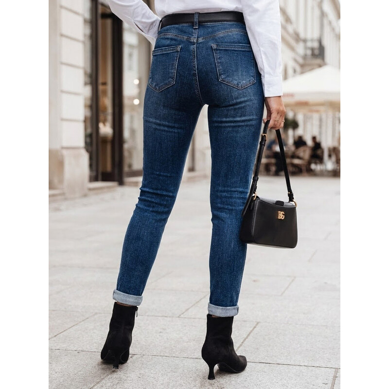 Dámské džínové kalhoty tmavě modré Dstreet model 21981554 -