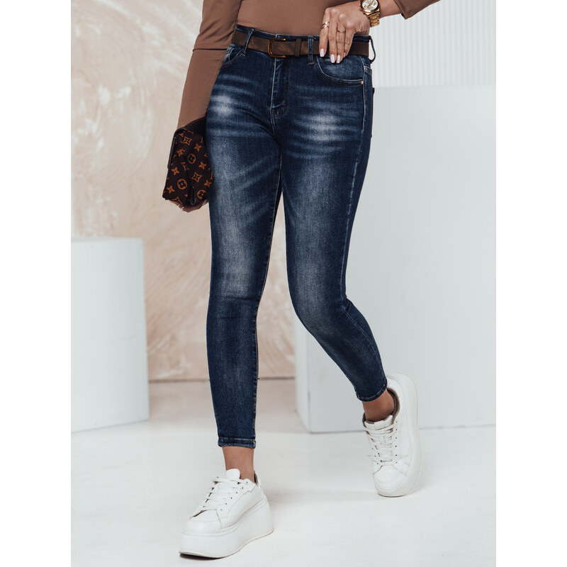BLUEDEN dámské džínové kalhoty s páskem FashionStreet UY2317