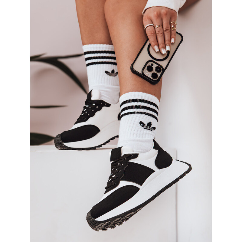 Dámské tenisky s plochou podrážkou NEWSTREET black FashionStreet