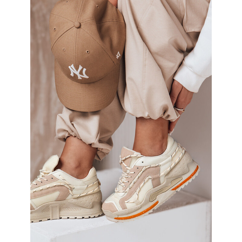 Dámské tenisky na platformě STREETLY beige FashionStreet ZY0596