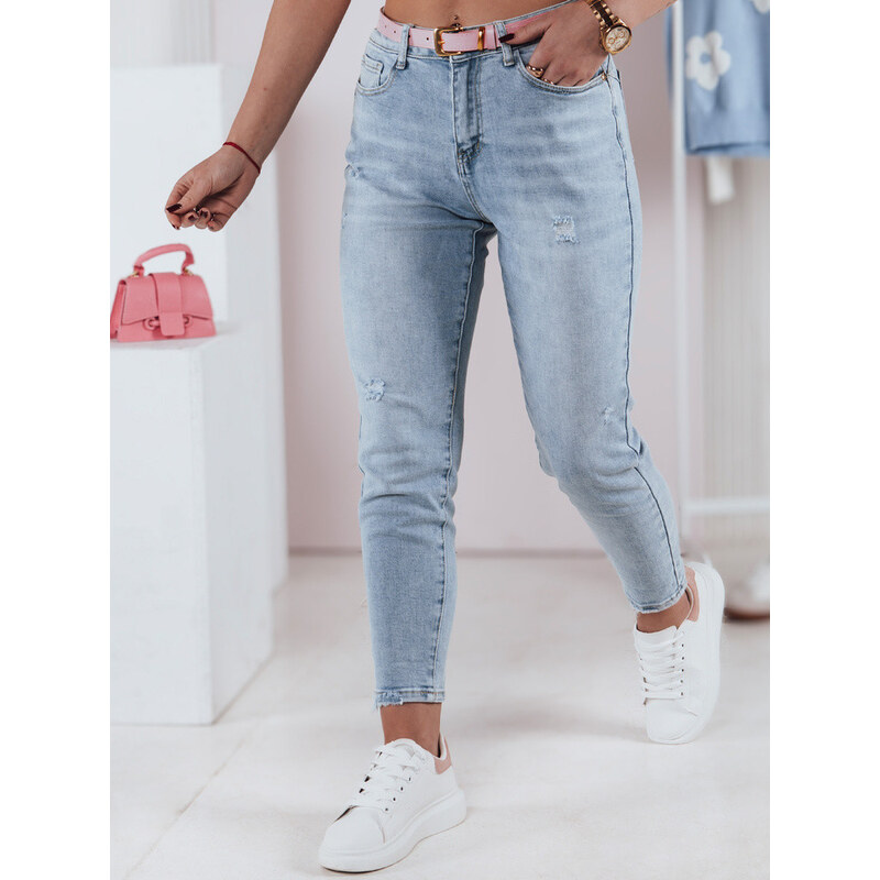 Dámské úzké džínové kalhoty s páskem BLUEFLAIR FashionStreet