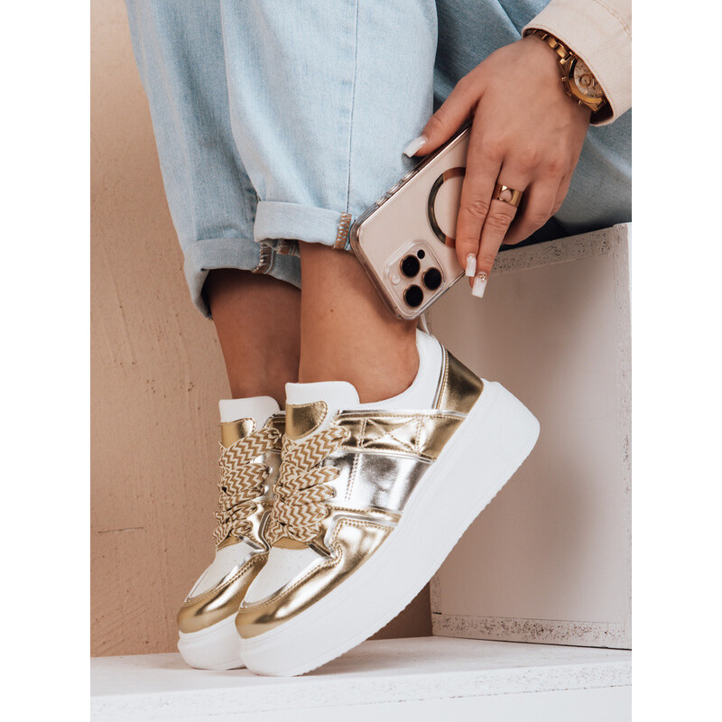 Dámské tenisky na platformě HYPERWAY gold FashionStreet ZY0621