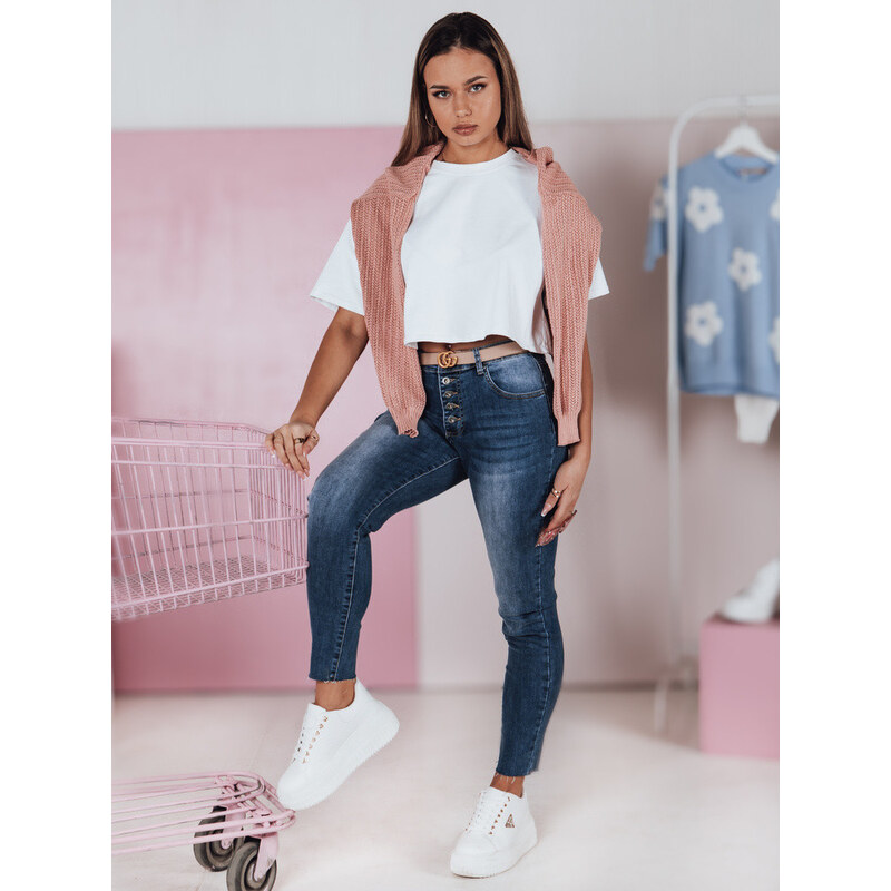 Dámské džínové kalhoty slim fit Dstreet model 21983426 -