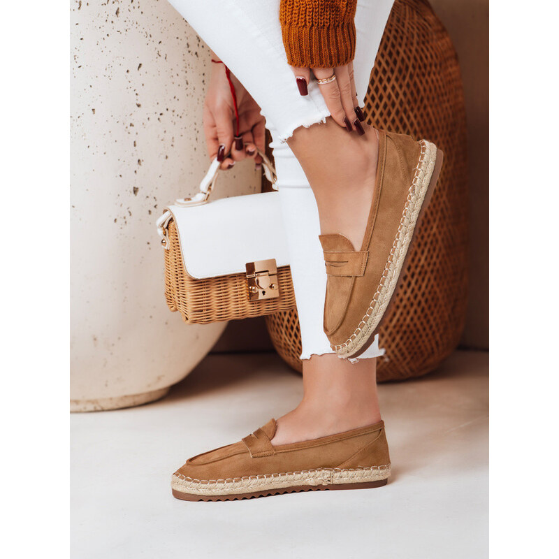Dámské espadrilky JUDANA camel FashionStreet ZY0639