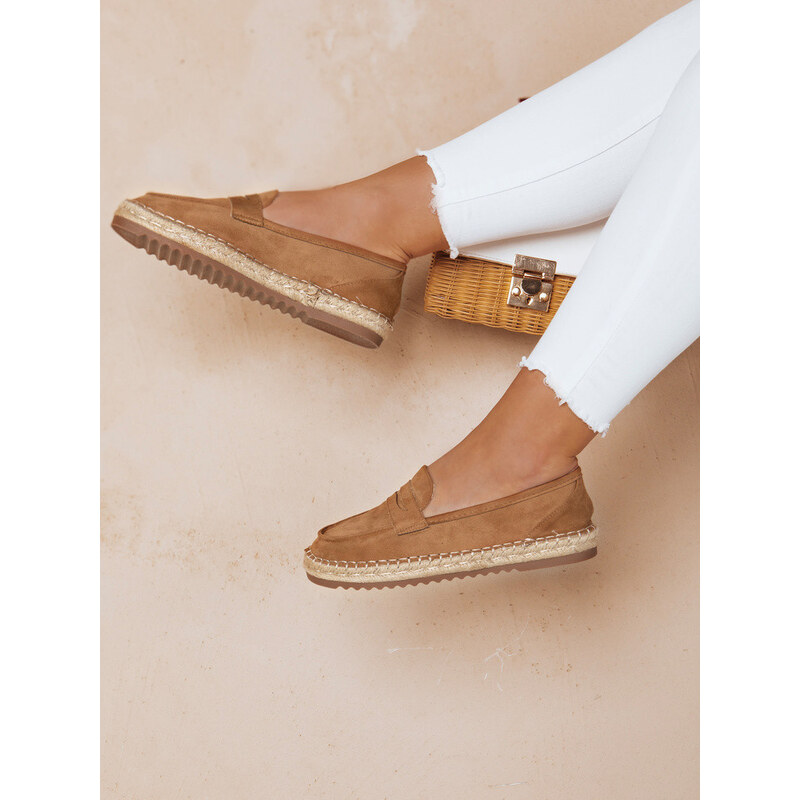 Dámské espadrilky camel Dstreet model 21983723 - FashionStreet