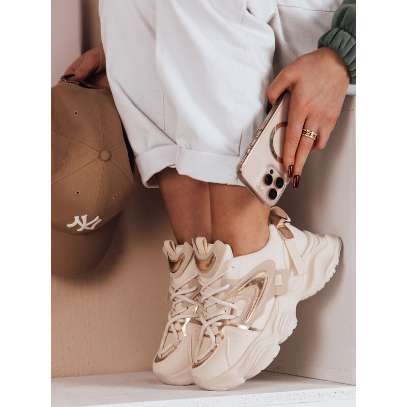Dámské béžové tenisky EASYPACE FashionStreet ZY0640