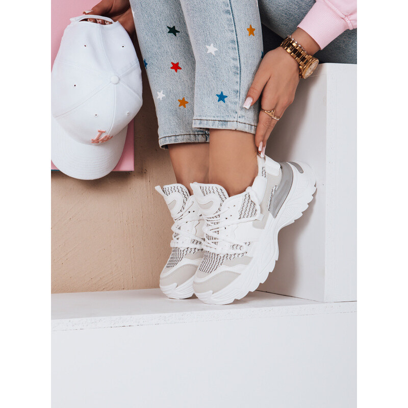 Dámské tenisky na vysoké platformě BEASTAR beige FashionStreet