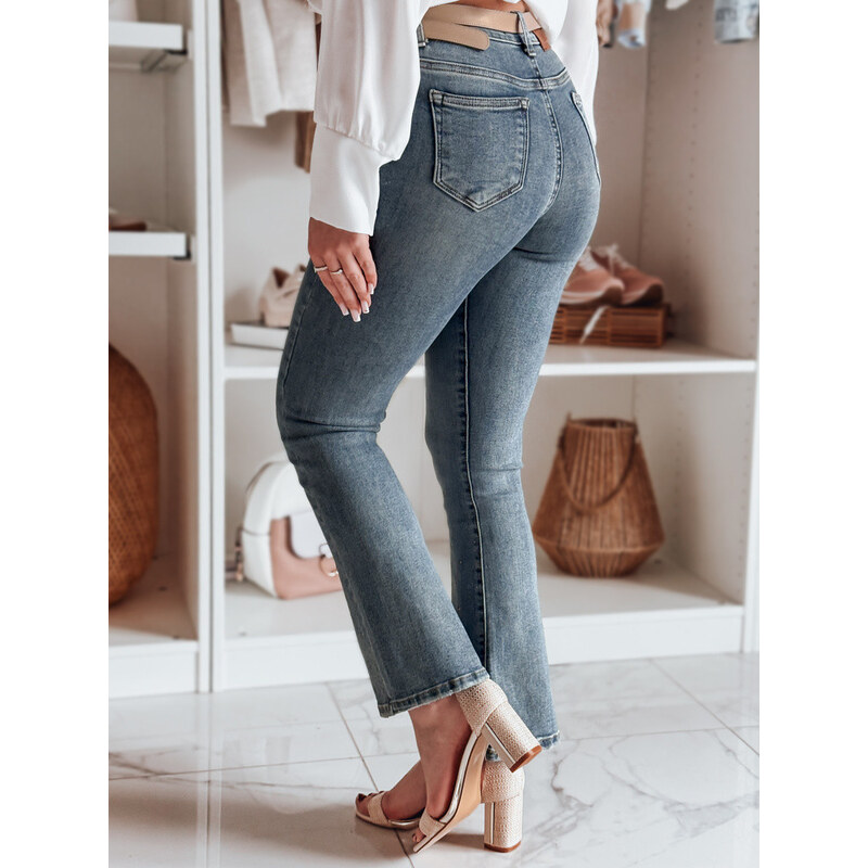 Dámské džíny do se zirkony modré Dstreet model 21985254 -