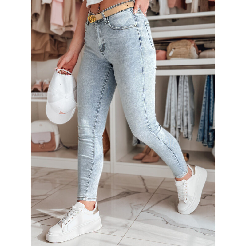 Dámské džínové úzké kalhoty VISBAN blue FashionStreet UY2487