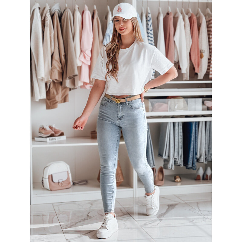 Dámské džínové úzké kalhoty blue Dstreet model 21985524 -