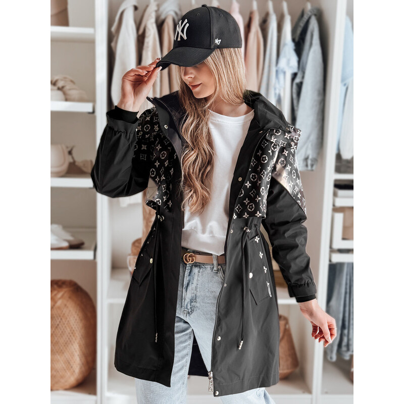 Dámská přechodná bunda parka FERIPARKA černá FashionStreet
