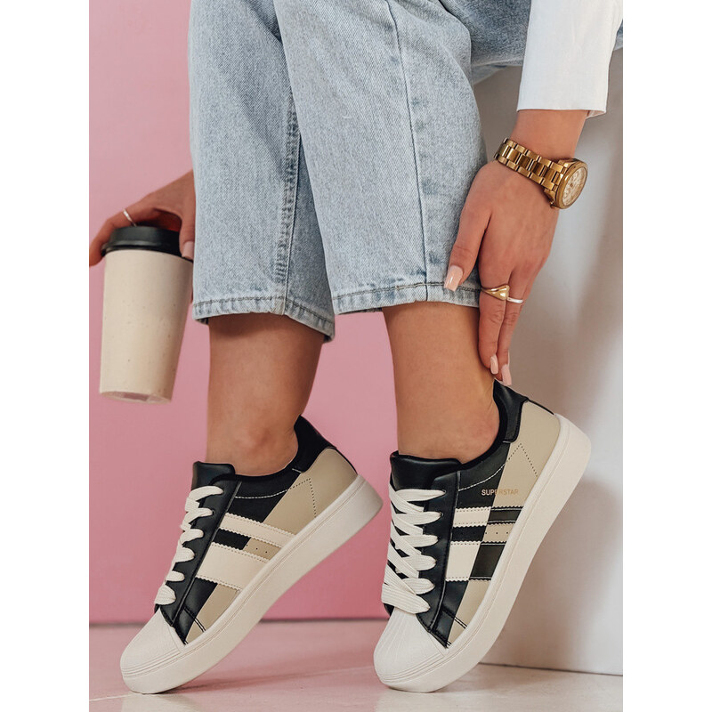 JUNOMI dámské tenisky na platformě černé FashionStreet ZY0860