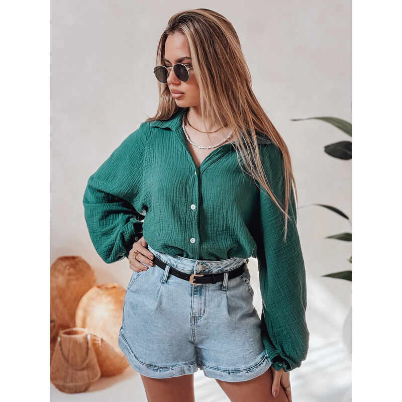 Dámské džínové šortky s páskem SHORT LOVER modré FashionStreet SY0468 113427799