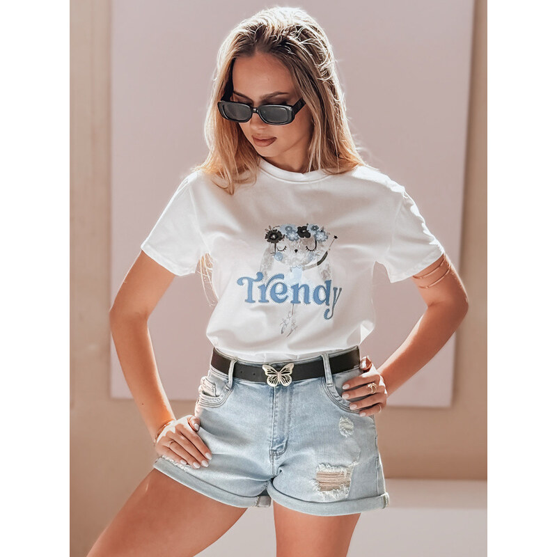 Dámské džínové šortky s páskem SUMMERFLY blue FashionStreet SY0482 113427814
