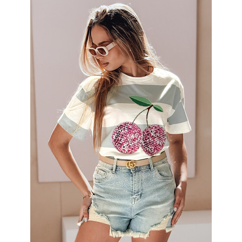 Dámské džínové šortky se zirkony LIKE A STAR modré FashionStreet 113427817