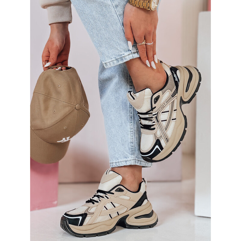 MODERMAX khaki dámské tenisky FashionStreet ZY0899