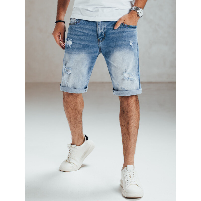 Pánské modré džínové šortky FashionStreet SX2560