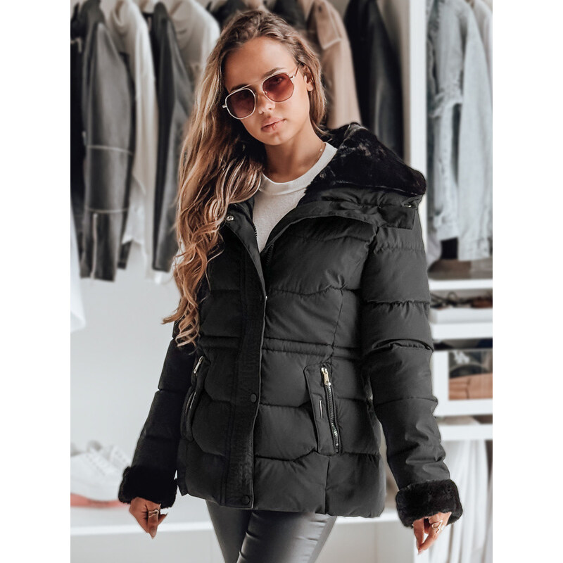 WINTERGIRL dámská prošívaná bunda černá FashionStreet TY4933 113427975