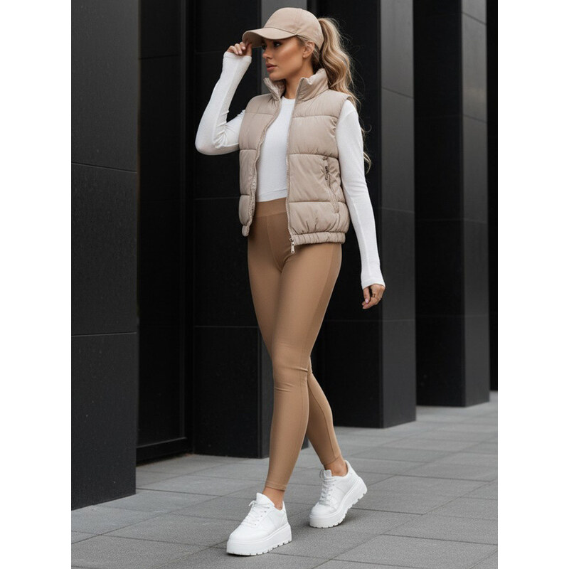 Dámské push up legíny velbloudí kalhoty FashionStreet UY2734