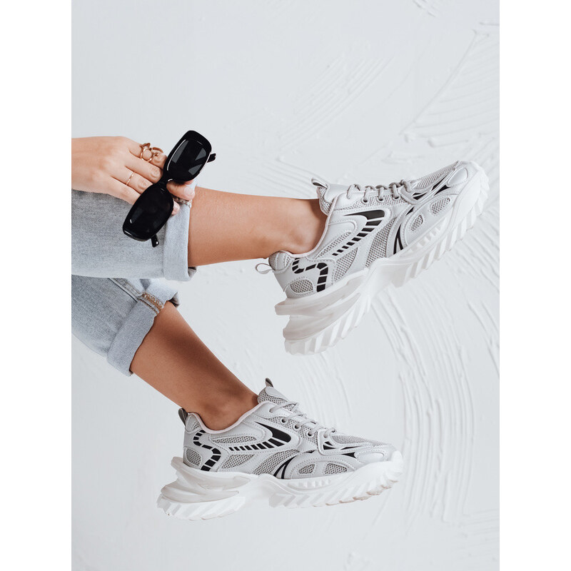 Dámské sportovní tenisky BLAZERO silver FashionStreet ZY1015