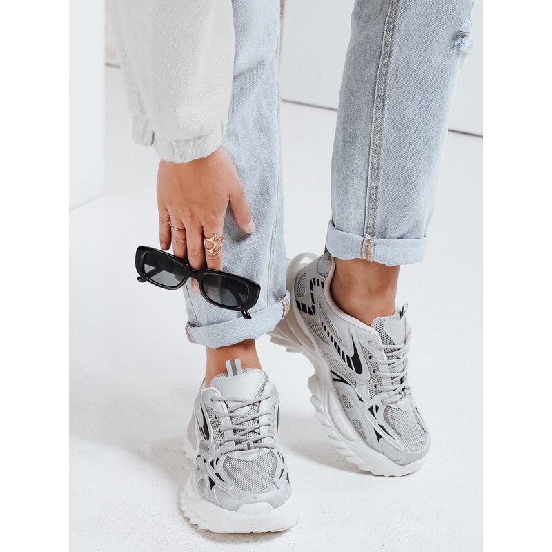 Dámské sportovní tenisky silver Dstreet model 21991932 -