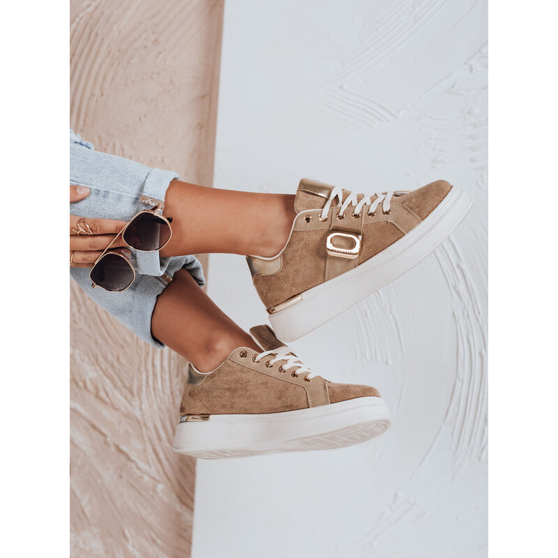 FashionStreet béžové dámské tenisky ZY1067