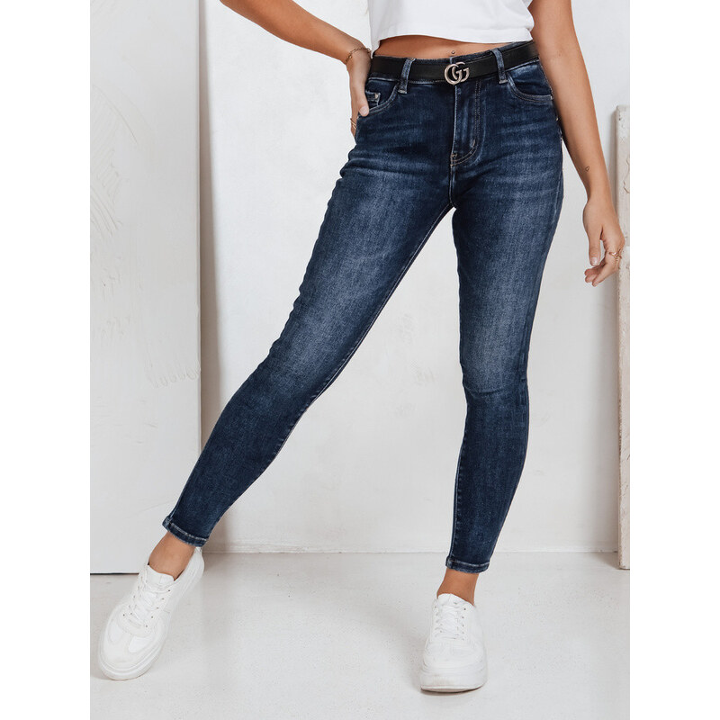 Dámské skinny džíny tmavě modré Dstreet model 21992655 -