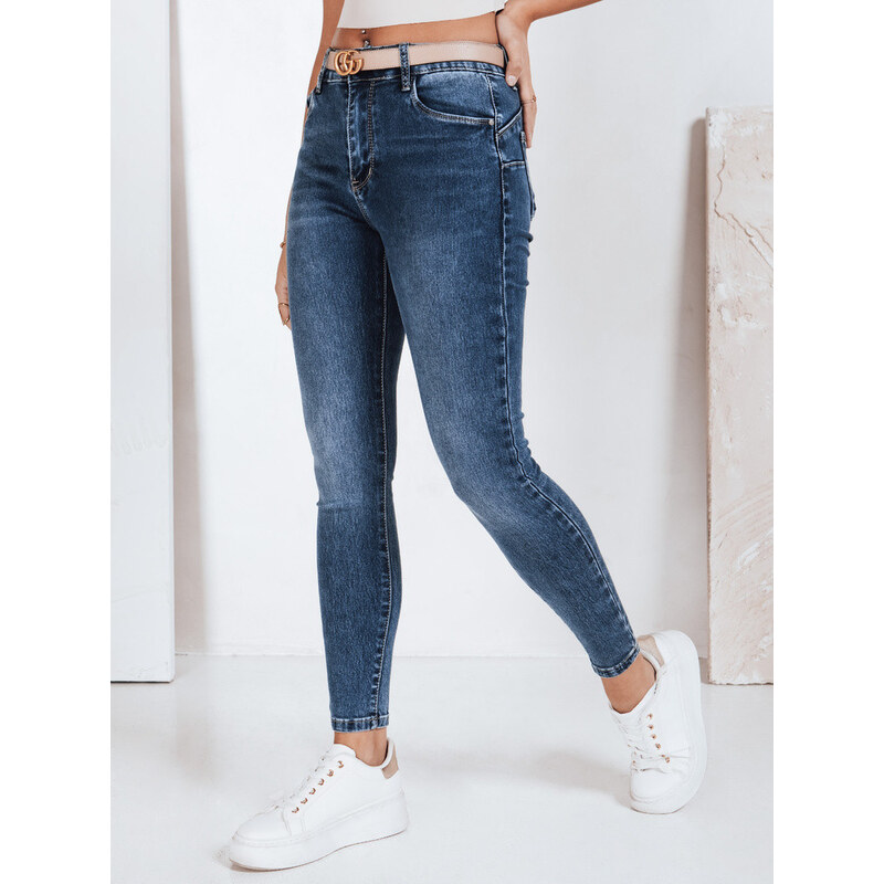 Dámské úzké džíny modré FashionStreet UY2791