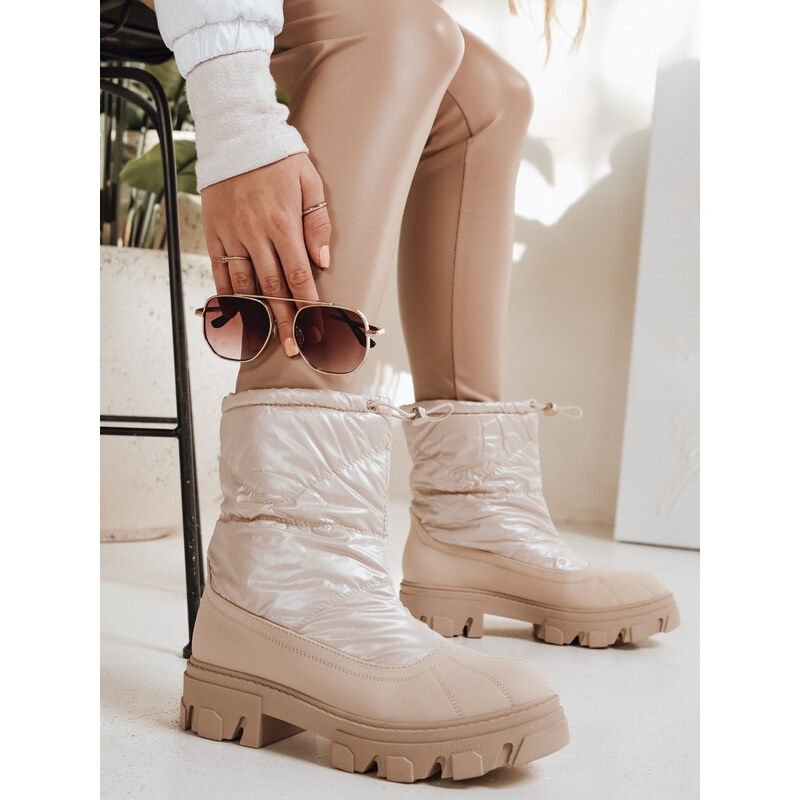 Dámské sněhule SNOBOOT béžové FashionStreet ZY1294