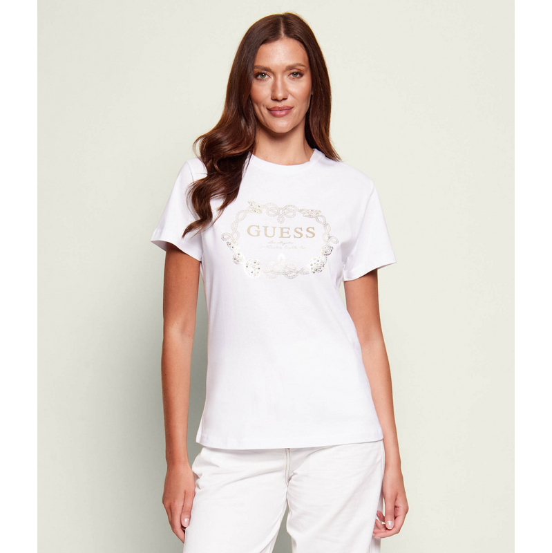Guess eva ss t-shirt WHITE