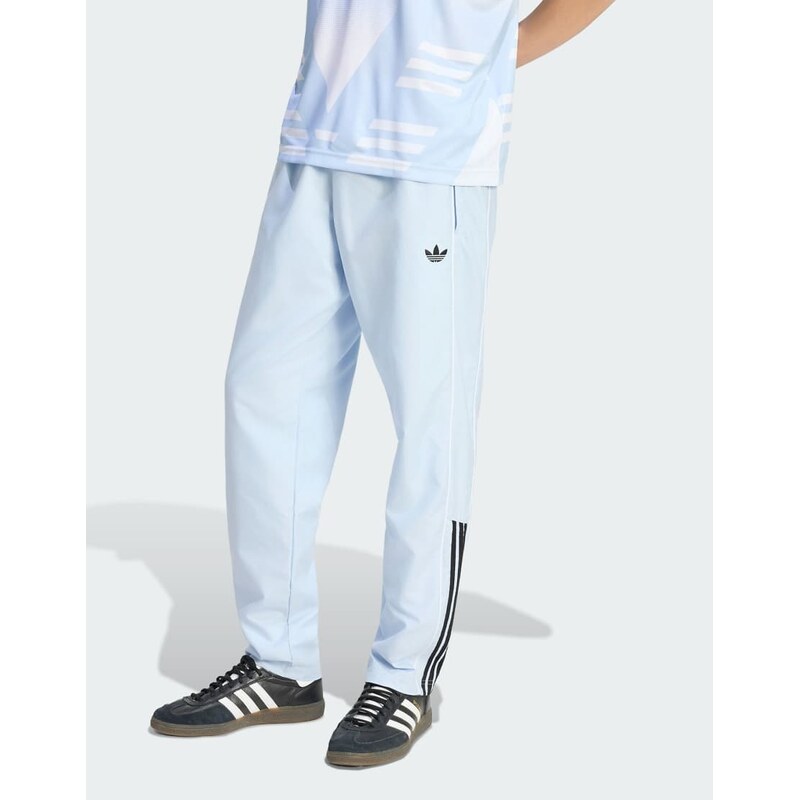 adidas Originals Half stripes track pants in crystal sky-Blue