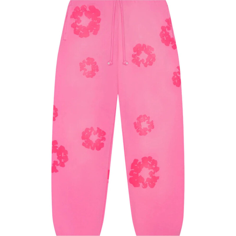 Denim Tears Mono Cotton Wreath Sweatpants Pink 113419529