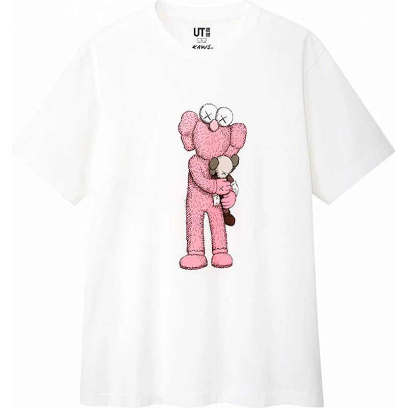 KAWS x Uniqlo Pink BFF Tee (US Sizing) White 113419702