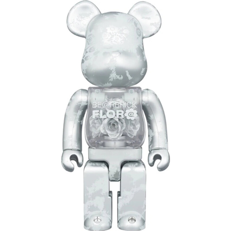 Bearbrick Flora (Flower) 400% Silver 113419861