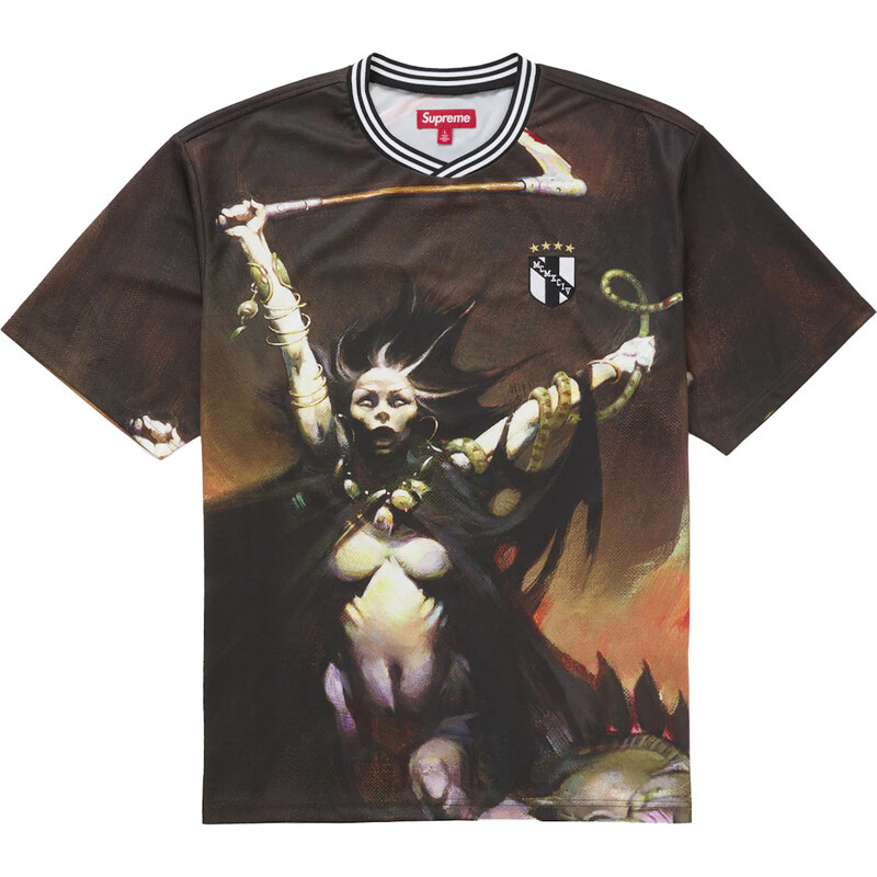 Supreme Frazetta Soccer Jersey Woman With Scythe 113419945