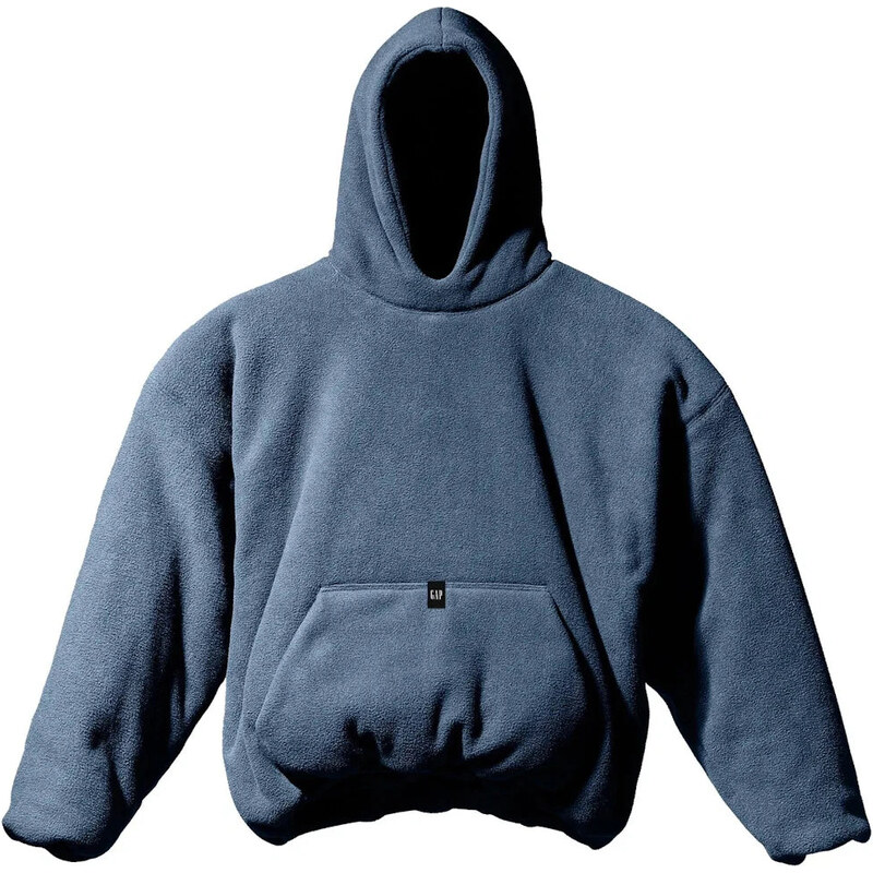 Yeezy Gap Polar Fleece Padded Hoodie Dark Blue 112496466